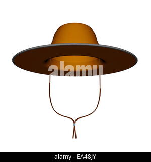 Il cappello da cowboy - 3D render Foto Stock