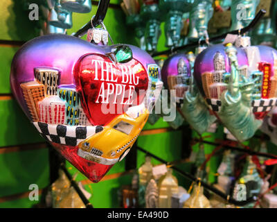 Inverno villaggio al Bryant Park di New York Foto Stock