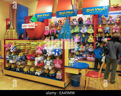 Build-un-Bear Workshop interni, Fifth Avenue, New York Foto Stock