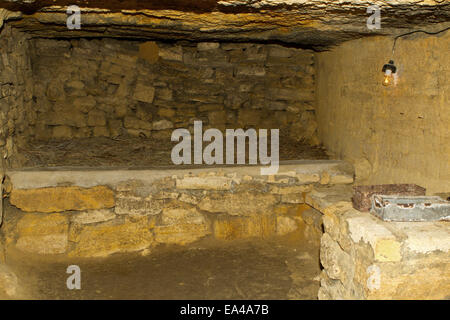 Vecchie Catacombe Odessa Foto Stock