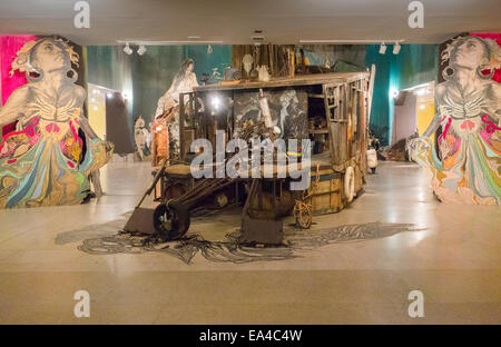 Swoon mostra al Brooklyn Museum of Art Foto Stock