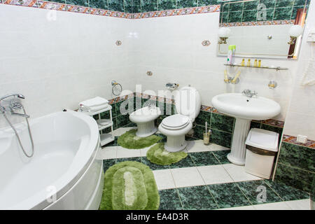 Bagno, WC, WC, WC room interior design Foto Stock