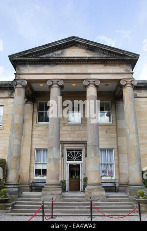 Balbirnie House Hotel ingresso, Glenrothes, Fife, Scozia Foto Stock