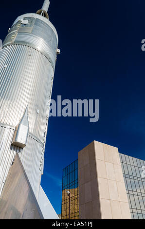 Razzi presso la International Space Hall of Fame, Alamogordo, Nuovo Messico USA Foto Stock