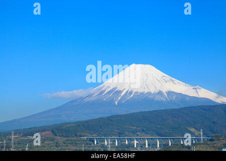 Vista del Monte Fuji Foto Stock