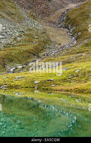 Austria, Tirolo, valle del Kauner, Weisssee Lago Foto Stock