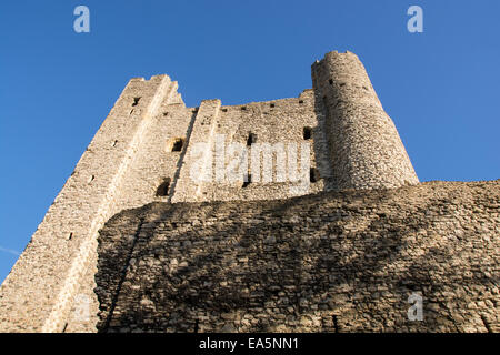 Rochester Castle, Kent REGNO UNITO Foto Stock