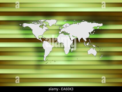 Astratto mondo mappa di sfondo tecnico Foto Stock