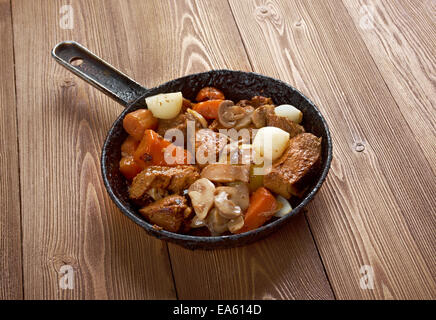 ragù di cervo Foto Stock