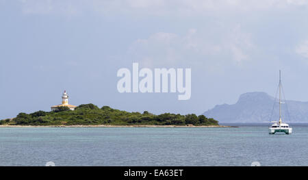 Isla de Aucanada o Alcanada Foto Stock