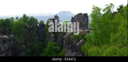 Bastei Foto Stock