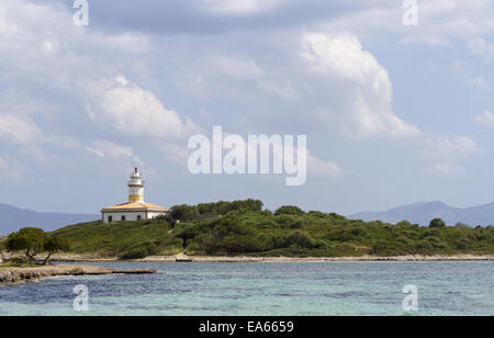 Faro Alcanada Foto Stock