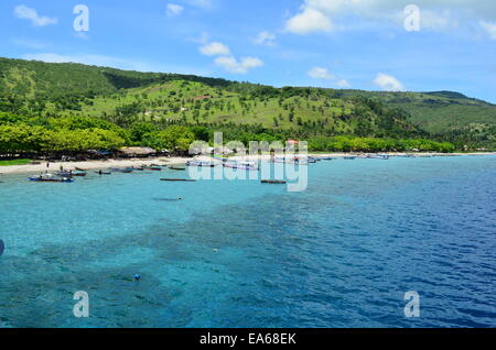Isola di atauro visto dal traghetto nakaroma Foto Stock