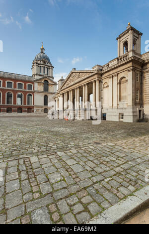 Old Royal Naval College di Greenwich, Londra. Foto Stock