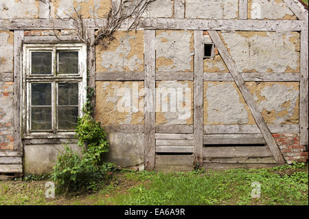 Mezza parete timbering Foto Stock