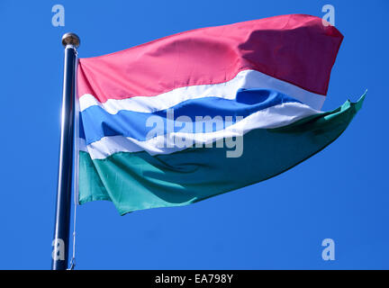 Gambia bandiera Foto Stock