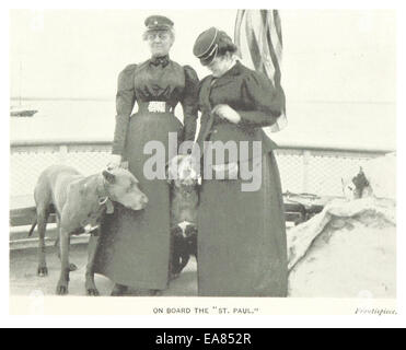 Questo frontespizio del lavoro di Hitchcock del 1899 fornisce un'introduzione visiva al testo, offrendo un'illustrazione chiave che definisce il tono del contenuto all'interno. Foto Stock