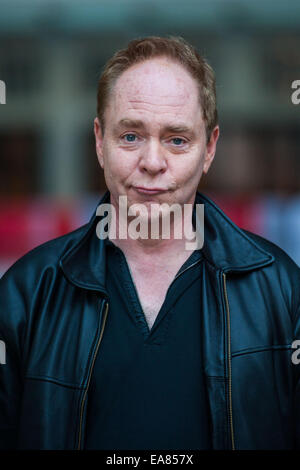 Penn e Teller, prestigio e maghi lasciando uno studio mostra presso la BBC Broadcasting House. Dotato di: Teller dove: Londra, Regno Unito quando: 06 Maggio 2014 Foto Stock