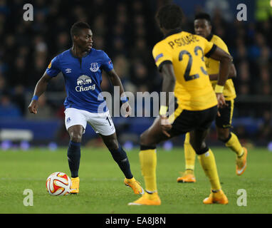 Liverpool, Regno Unito. 6 Nov, 2014. Christian Atsu di Everton - UEFA Europa League - Everton vs Lille - Goodison Park Stadium - Liverpool - Inghilterra - 6 Novembre 2014 - Pic Simon Bellis/Sportimage. © csm/Alamy Live News Foto Stock