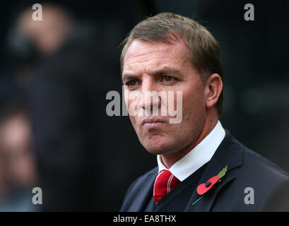 Newcastle, Regno Unito. 1 Nov, 2014. Brendan Rodgers manager di Liverpool - Barclays Premier League - Newcastle Utd vs Liverpool - St James Park Stadium - Newcastle Upon Tyne - Inghilterra - 1 Novembre 2014 - Picture Simon Bellis/Sportimage © csm/Alamy Live News Foto Stock