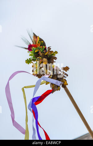 Tradizionale festa Hueter in Perchtoldsdorf, Bassa Austria, area di Vienna, Perchtoldsdorf Foto Stock