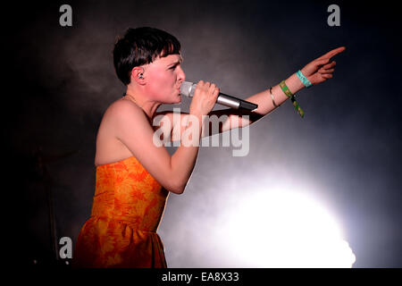 Barcellona - Jun 12: Trentemoller (danese musica elettronica produttore e multistrumentista di Copenaghen) le prestazioni. Foto Stock