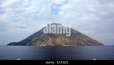 Vulcanica isola di Stromboli Foto Stock