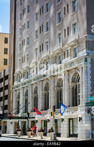 Lo storico Hotel Hermitage è un Beaux Arts gemma di un edificio, in Nashville, TN, Music City USA Foto Stock