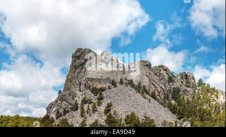 Il monte Rushmore monumento in Sud Dakota al mattino Foto Stock