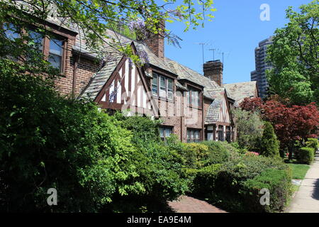 Arbor vicino, Forest Hills, Queens, a New York Foto Stock