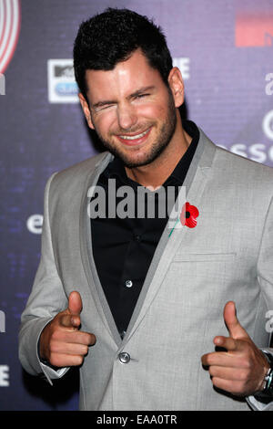 Glasgow, Scotland, Regno Unito, 09Nov, 2014. Wojtek assiste il ventesimo MTV EMAs in Glasgow, UK, il 09 novembre 2014. Credito: dpa picture alliance/Alamy Live News Foto Stock