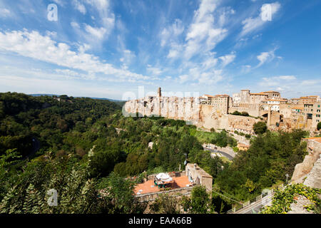 Pitigliano, villaggio in Italia, in Toscana Foto Stock