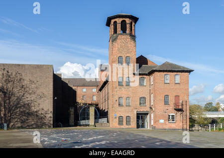 Il mulino di seta in Derby precedentemente noto come il Derby Industrial Museum è parte dei mulini della valle del Derwent Sito Patrimonio Mondiale Foto Stock