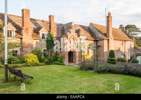 Almshouses, Ewelme, Oxfordshire, Inghilterra, GB, Regno Unito Foto Stock