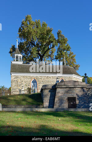 Vecchia chiesa olandese riformata, Sleepy Hollow, New York, Stati Uniti d'America Foto Stock