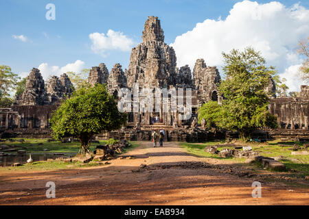 Cambogia, tempio Bayon, fine 12th-13th. Secolo. Foto Stock