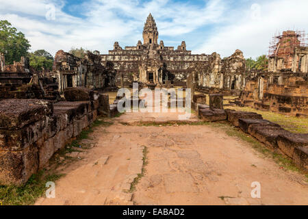 Cambogia. Tempio Bakong, fine 9th. Secolo. Foto Stock