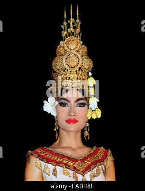 Apsara ballerino in Siem Reap - Cambogia Foto Stock