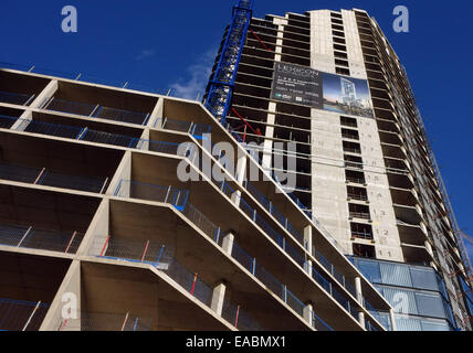 Lessico appartamenti di lusso allo sviluppo nel bacino della città, Islington, Londra Foto Stock