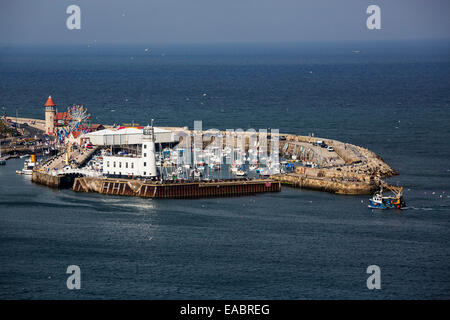 Scarborough porto esterno, North Yorkshire Foto Stock