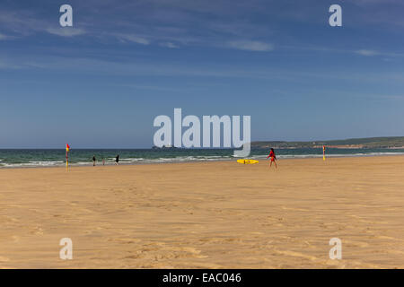 Faro di Godrevy Foto Stock