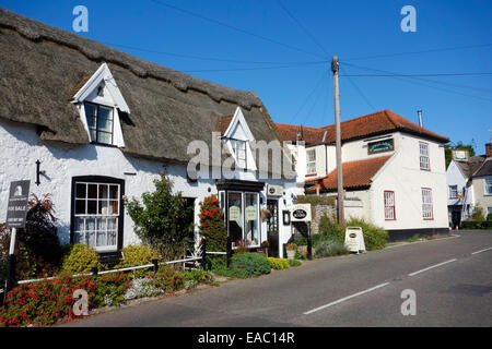 Il Alfresco sale da tè e Kings Arms Pub, Ludham Foto Stock