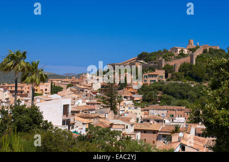 Capdepera, Castello, isola di Mallorca, Maiorca, isole Baleari, Spagna, Europa. Foto Stock