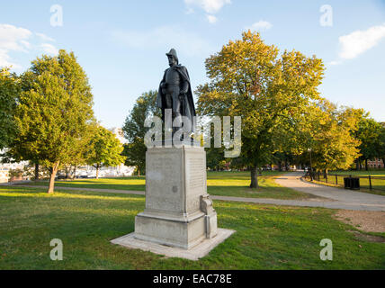 Statua in Federal Hill Park, città di Baltimora Maryland USA Foto Stock