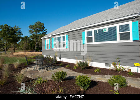 Una proprietà alla fine di Black Walnut Point Road su Tilghman Island in Maryland USA Foto Stock