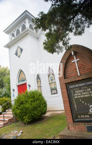 Regno Chiesa Metodista sull isola di Tilghman Maryland USA Foto Stock