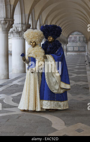 Il carnevale di Venezia / Palazzo Ducale Foto Stock