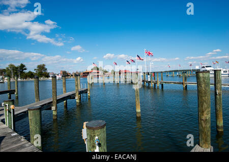 L'area del porto di Saint Michaels, Maryland, Stati Uniti d'America Foto Stock