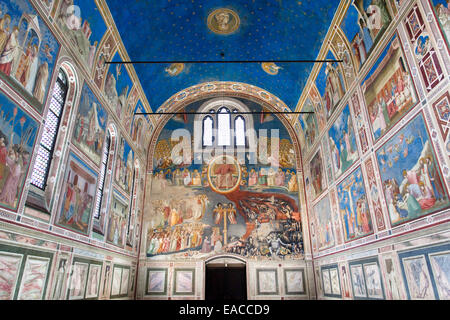 La Cappella degli Scrovegni - Cappella degli Scrovegni, Padova, Veneto, Italia Foto Stock