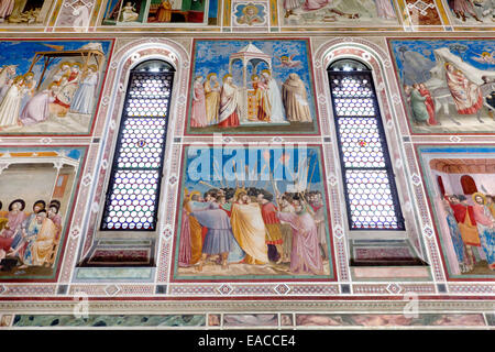 La Cappella degli Scrovegni - Cappella degli Scrovegni, Padova, Veneto, Italia Foto Stock